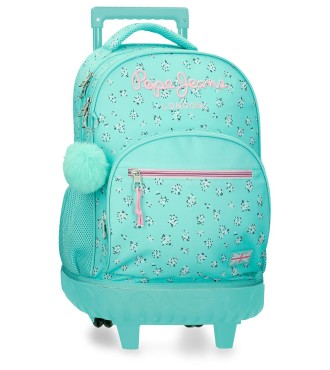 6042942 MOCHILA COMPACT 2R. PJL NORA TURQUESA