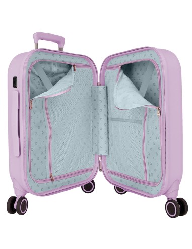 3198644 TROLLEY ABS 55CM.C/EXP. 4R. ENSO STITCH PLAYFUL LILA