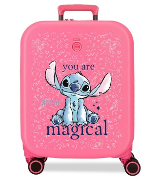 3858625 TROLLEY ABS 55CM.C/EXP. 4R STITCH YOU ARE MAGICAL FU