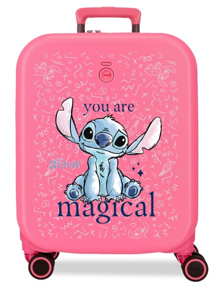 3858625 TROLLEY ABS 55CM.C/EXP. 4R STITCH YOU ARE MAGICAL FU