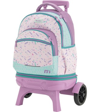 Mochila Carro Fijo Compact Desmontable Ruedas Grandes Tandem Paola