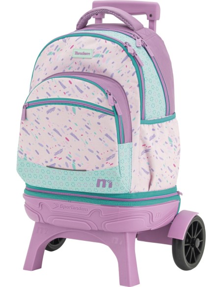 Mochila Carro Fijo Compact Desmontable Ruedas Grandes Tandem Paola