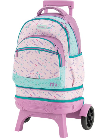 Mochila Carro Fijo Compact Desmontable Ruedas Grandes Tandem Paola