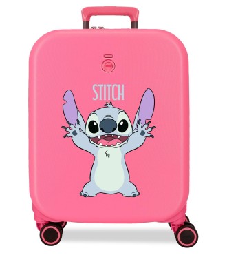 3199145 TROLLEY ABS 55CM.4R.ENSO STITCH PLAYFUL FUCSIA