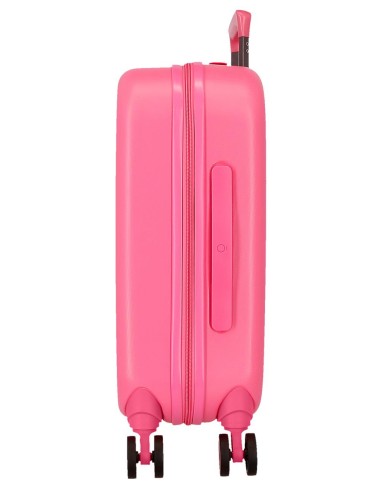 3199145 TROLLEY ABS 55CM.4R.ENSO STITCH PLAYFUL FUCSIA