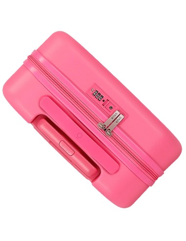 3199145 TROLLEY ABS 55CM.4R.ENSO STITCH PLAYFUL FUCSIA