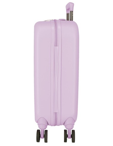 3859123 TROLLEY ABS 55CM.4R.STITCH YOU ARE MAGICAL LILA