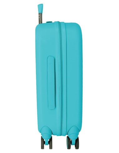 3859124 TROLLEY ABS 55CM.4R.STITCH YOU ARE MAGICAL AZUL TURQ