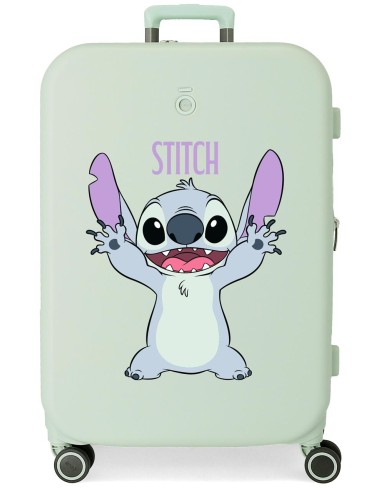 3199242 TROLLEY ABS 70CM.4R. STITCH PLAYFUL MENTA