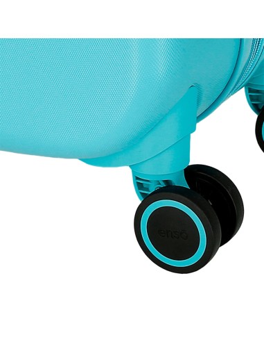 3859224 TROLLEY ABS 70CM.4R.STITCH YOU ARE MAGICAL AZUL TURQ