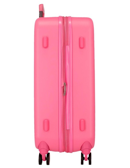 3859225 TROLLEY ABS 70CM.4R.STITCH YOU ARE MAGICAL FUCSIA