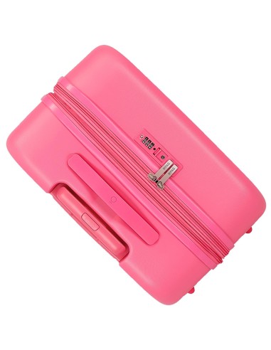 3859225 TROLLEY ABS 70CM.4R.STITCH YOU ARE MAGICAL FUCSIA