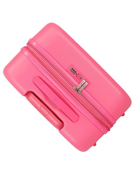 3859225 TROLLEY ABS 70CM.4R.STITCH YOU ARE MAGICAL FUCSIA