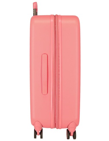 3859226 TROLLEY ABS 70CM.4R.STITCH YOU ARE MAGICAL CORAL