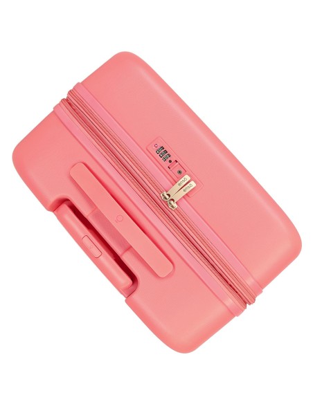 3859226 TROLLEY ABS 70CM.4R.STITCH YOU ARE MAGICAL CORAL