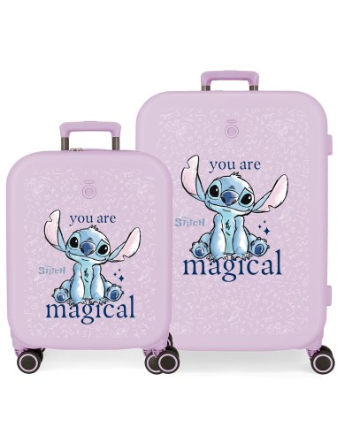 3859523 SET/2 TROLLEY ABS 55-70CM.4R.STITCH YOU ARE MAGICAL