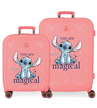 3859526 SET/2 TROLLEY ABS 55-70CM.4R.STITCH YOU ARE MAGICAL 2