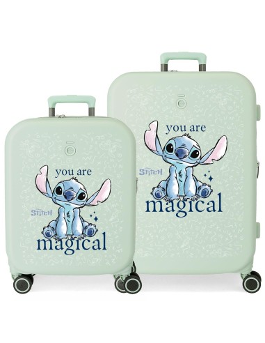 3859527 SET/2 TROLLEY ABS 55-70CM.4R.STITCH YOU ARE MAGICAL