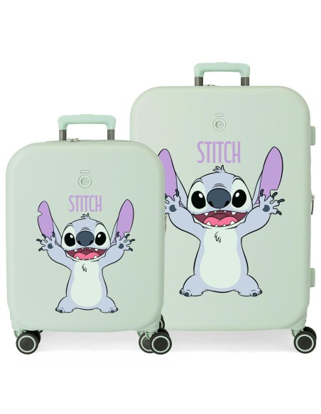 3199542 SET/2 TROLLEY ABS 55-70CM.4R. STITCH PLAYFUL MENTA 3199542 SET/2 TROLLEY ABS 55-70CM.4R. STITCH PLAYFUL MENTA