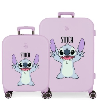 3199544 SET/2 TROLLEY ABS 55-70CM.4R.ENSO STITCH PLAYFUL LIL 2