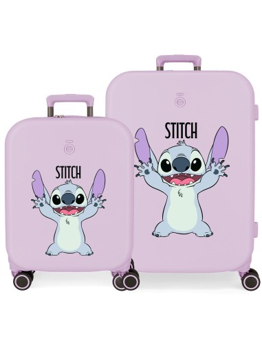 3199544 SET/2 TROLLEY ABS 55-70CM.4R.ENSO STITCH PLAYFUL LIL