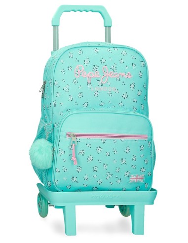 60422V2 MOCHILA ADAP. 40CM. C/CARRO. PJL NORA TURQUESA