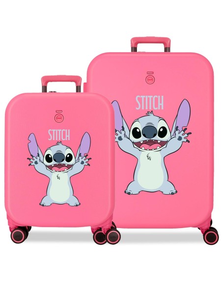 3199545 SET/2 TROLLEY ABS 55-70CM.4R.ENSO STITCH PLAYFUL FUC