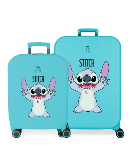 3199546 SET/2 TROLLEY ABS 55-70CM.4R.ENSO STITCH PLAYFUL AZU 3199546 SET/2 TROLLEY ABS 55-70CM.4R.ENSO STITCH PLAYFUL AZU