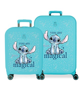 3859524 SET/2 TROLLEY ABS 55-70CM.4R.STITCH YOU ARE MAGICAL 2