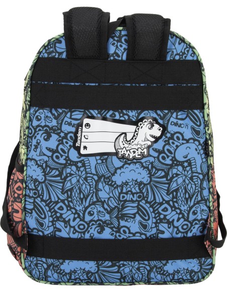 Mochila Doble Cuerpo 39,5/AC Escolar Tandem Dinonino