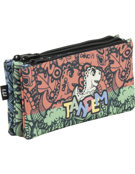 Portatodo Tres Bolsillos Independientes Plus Tandem Dinonino Portatodo Tres Bolsillos Independientes Plus Tandem Dinonino