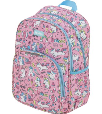 Mochila Doble Cuerpo 39,5/AC Escolar Tandem Unicornio Magic