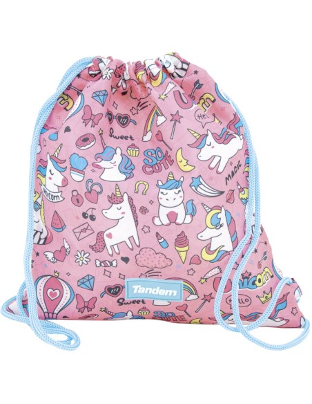 Saco Plano Mediano Tandem Unicornio Magic