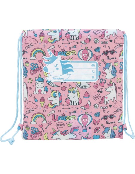 Saco Plano Mediano Tandem Unicornio Magic