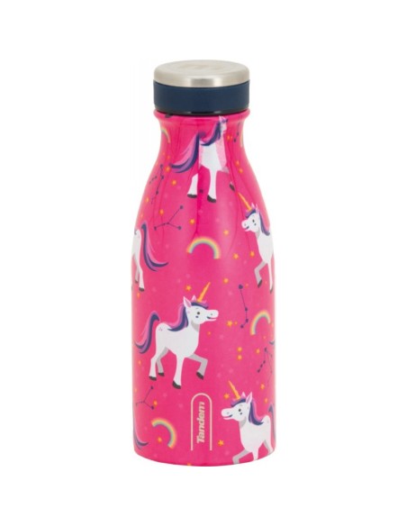 Botella Acero Inoxidable Unicornio Pink Tandem 350 Ml Botella Acero Inoxidable Unicornio Pink Tandem 350 Ml