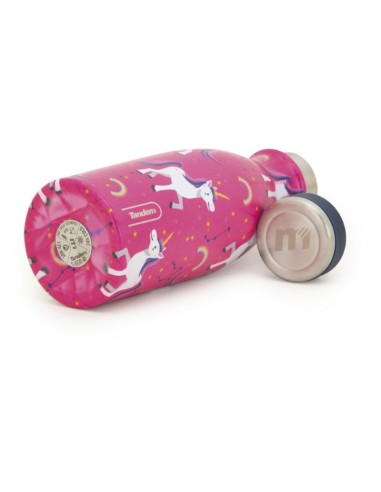 Botella Acero Inoxidable Unicornio Pink Tandem 350 Ml