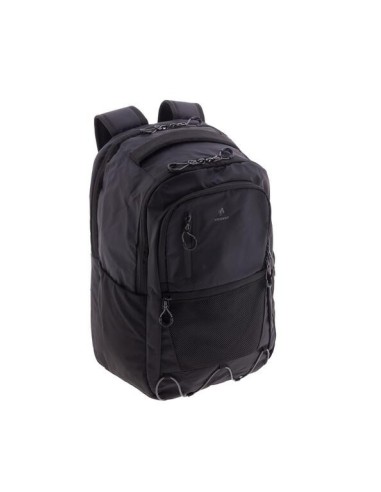 Mochila Tres Compartimentos Gladiator Boreal Negro Mochil...