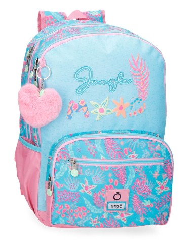98127D1 MOCHILA ADAP. 44CM. ENSO JUNGLE MOOD