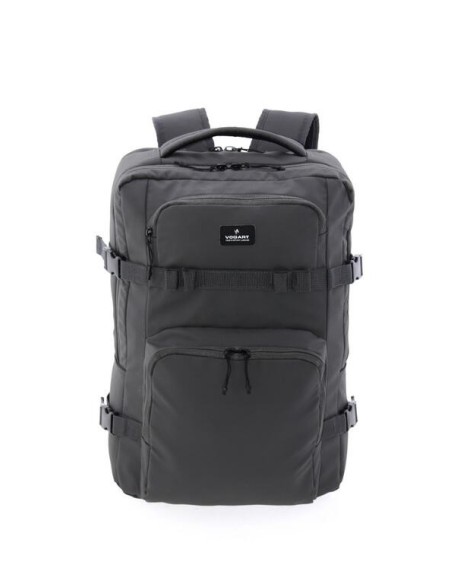 Mochila Grande De Viaje Vogart Nitro Negro Bolso Viaje-De...