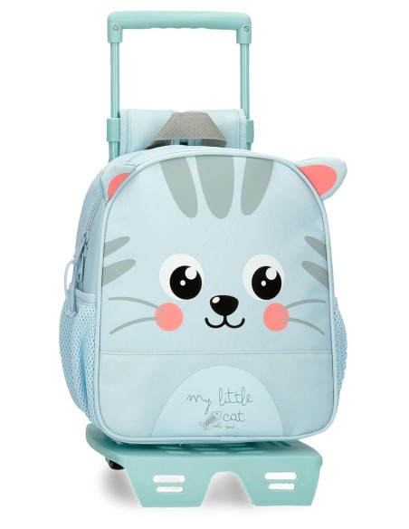 49920T2 MOCHILA ADAP. 25CM. C/CARRO. ROLL ROAD HAPPY PETS MY