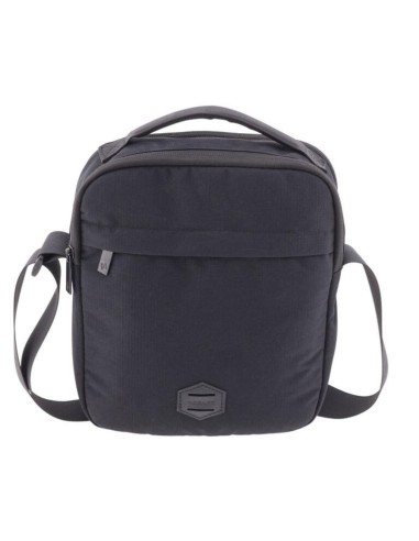 Bolso Bandolera Doble Hombre Vogart Cosmos Negro Bolsos H...