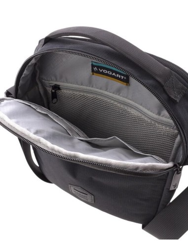 Bolso Bandolera Doble Hombre Vogart Cosmos Negro Bolsos H...