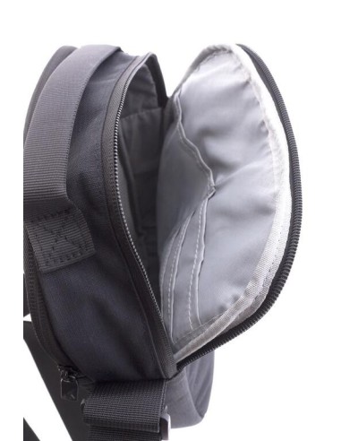 Bolso Bandolera Doble Hombre Vogart Cosmos Negro Bolsos H...