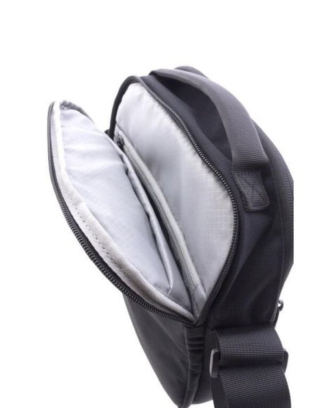 Bolso Bandolera Doble Hombre Vogart Cosmos Negro Bolsos H...