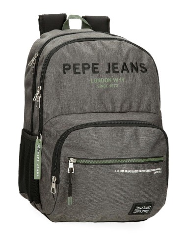 69125D2 MOCHILA ADAP. 45CM 2C. PJL EDMON GRIS