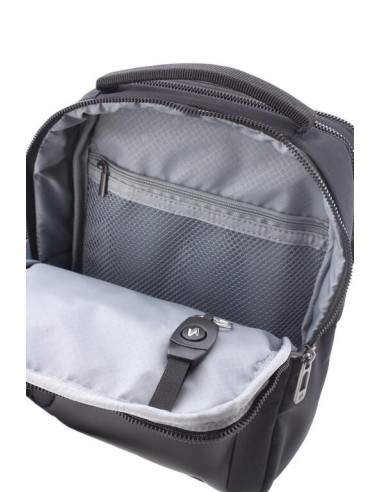 Bolso Bandolera Grande C/Asa Hombre Fancy Vogart Negro Bo...