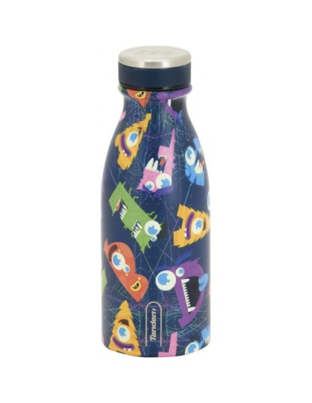 Botella Acero Inoxidable Letters Tandem 350 Ml Botella Ac...