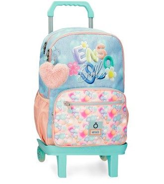 97827T1 MOCHILA ADAP. 44CM. C/CARRO. ENSO BUBBLES
