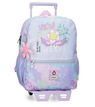 97923T1 MOCHILA ADAP. 32CM. C/CARRO. ENSO NEW VIBES