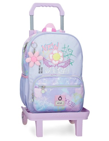 97924T1 MOCHILA ADAP. 38CM. C/CARRO. ENSO NEW VIBES